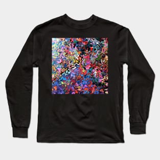Candy Land - Original Abstract Design Long Sleeve T-Shirt